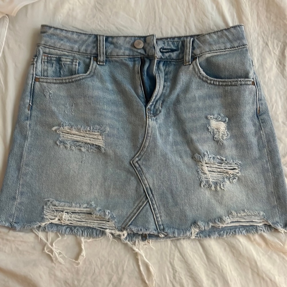PacSun denim mini skirt